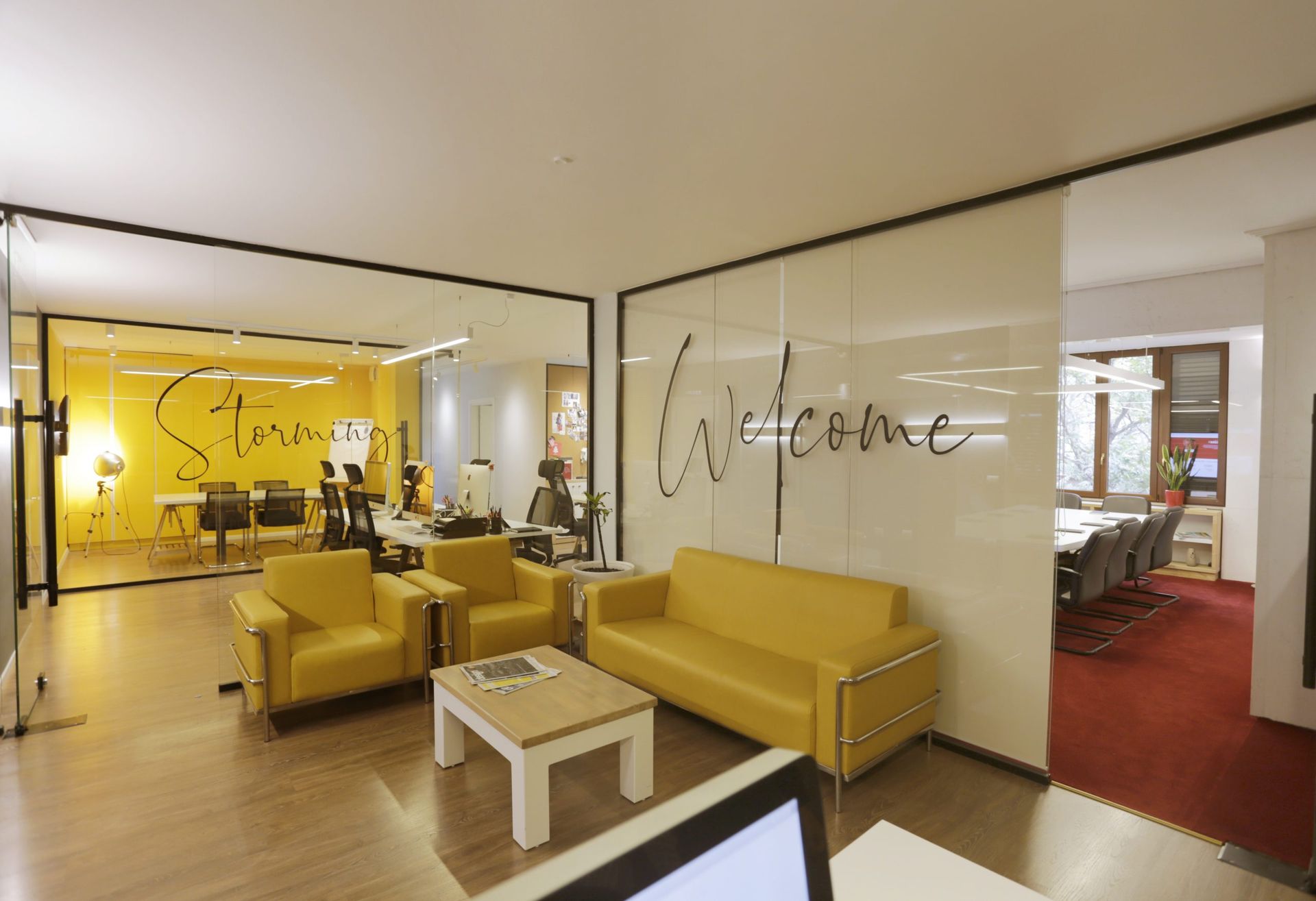 Les bureaux de Vatra Agency à Tirana
